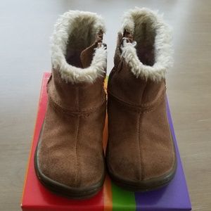 Toddler Boots-Stride Rite Wallaroo Chestnut Sz 7.5